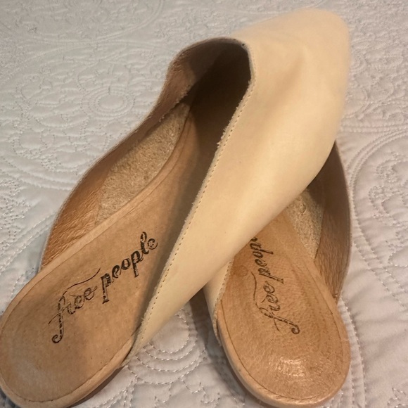 Free People leather mules size 40/ US 10 - Picture 2 of 10